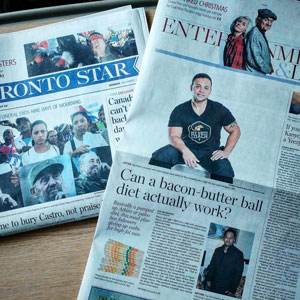 Toronto Star newspaper feature keto diet with Raj Patel keto coach