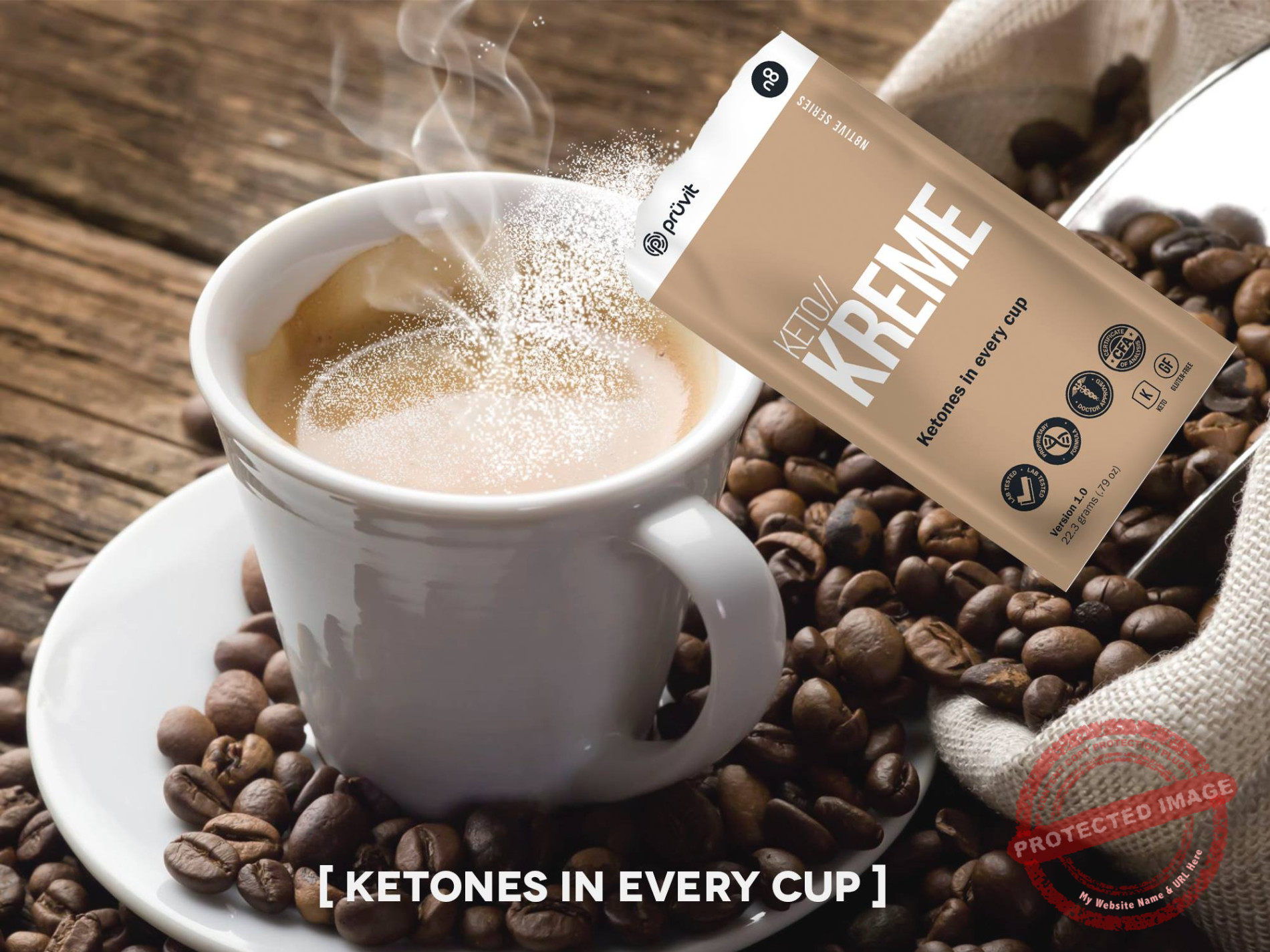 Keto Kreme by Pruvit. Bullet Proof Coffee Simplified.