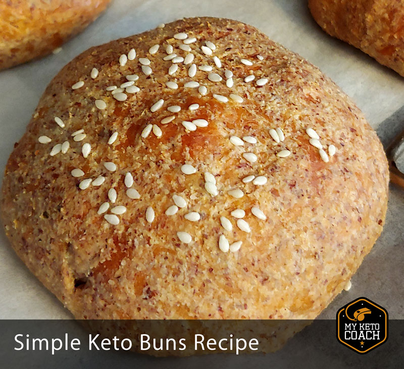 Keto Bread Buns (for Burgers or Sandwiches)