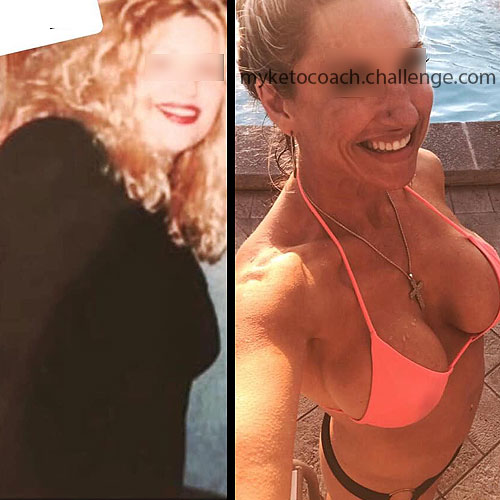 Angies before and after results from drinking keto os ketones