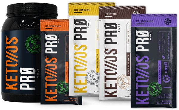 Keto OS PRO Pruvit | Ketogenic Protein Powder | Chocolate, Banana, Orange Dream