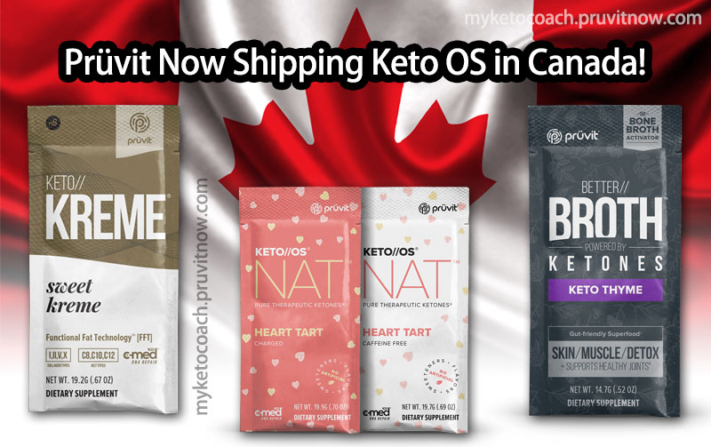 Pruvit Canada & Keto OS NAT Ketones in Canada