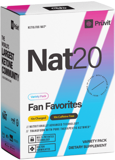Pruvit Nat 20 - included in the Pruvit Ultimate Fat loss Transformation System